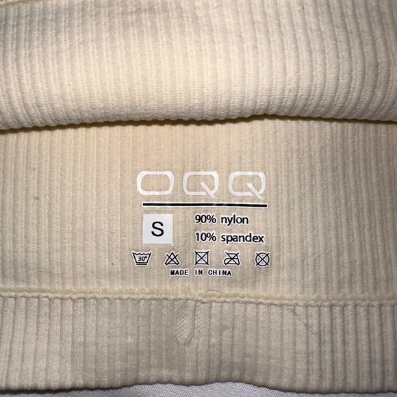 Cream Ribbed Tank Top - Picture 3 of 3